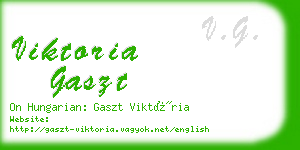 viktoria gaszt business card